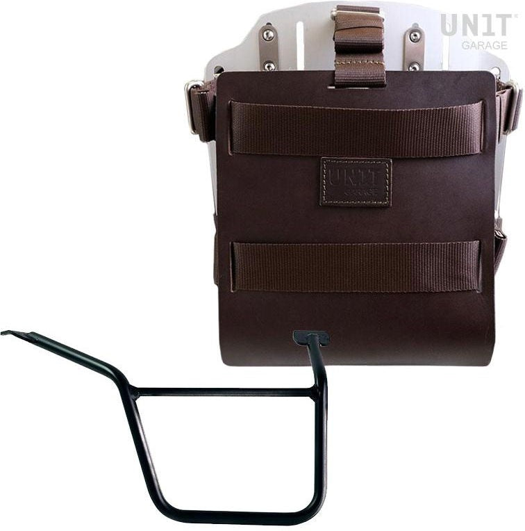 Unitgarage / ユニットガレージ Carrying system in aluminum with adjustable leather front  Quick Release System and frame Pan America 1250 | U085-U000-3304DX