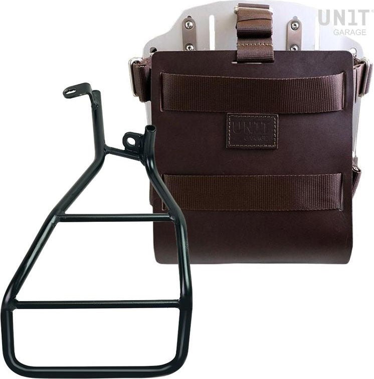 Unitgarage / ユニットガレージ Carrying system in aluminum with adjustable leather front  Quick Release System and frame Sportster S 1250 | U085-U000-3320DX
