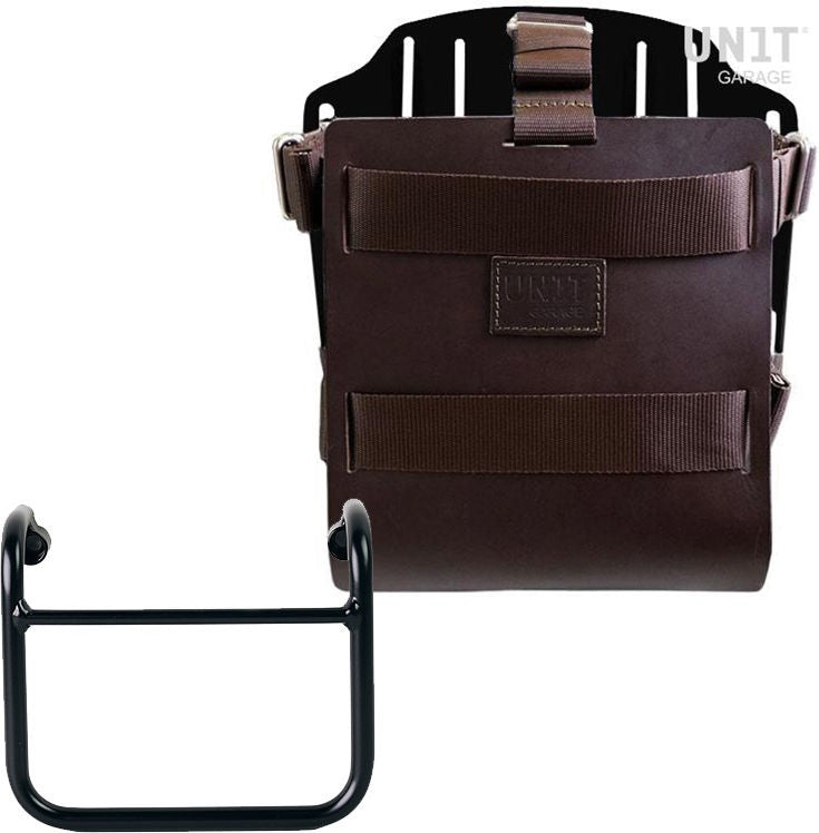 Unitgarage / ユニットガレージ Carrying system in aluminum with adjustable leather front  Quick Release System and frame | U085-U000-3400