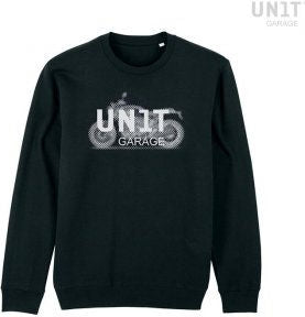 Unitgarage / ユニットガレージ Pioneer Carbon black sweatshirt  Size L | U106-l