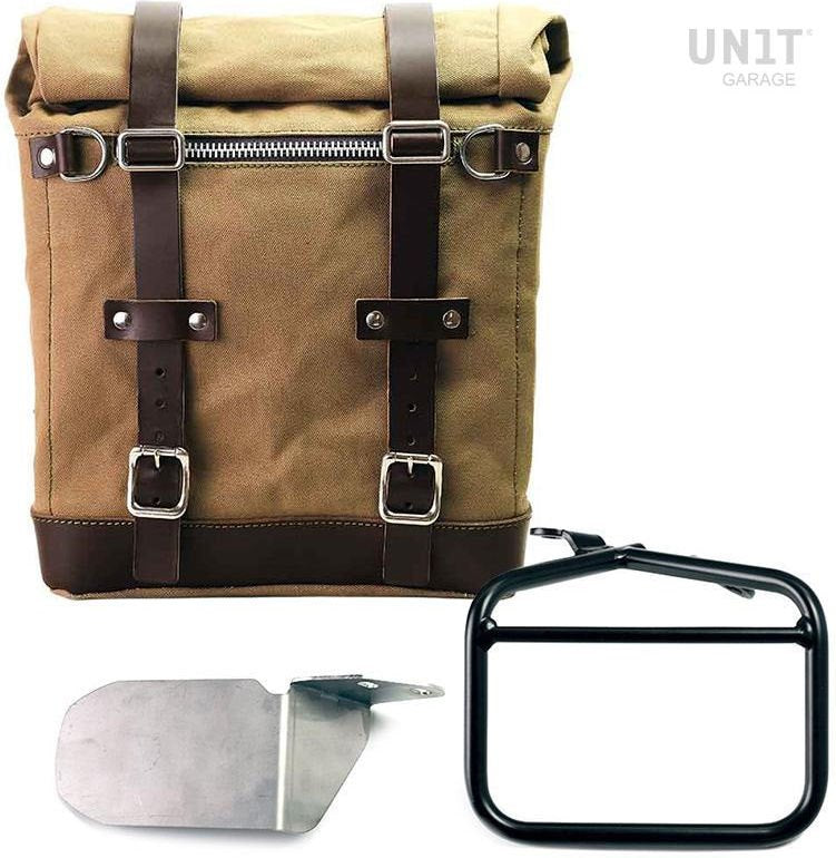 Unitgarage / ユニットガレージ Canvas Side Pannier Scram 22L-30L + Right subframe Ducati Scrambler | U201-1007DX
