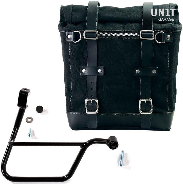 Unitgarage / ユニットガレージ Canvas Side Pannier Scram 22L-30L + Right Subframe Triumph T100 (2017 until now) | U201-1011DX