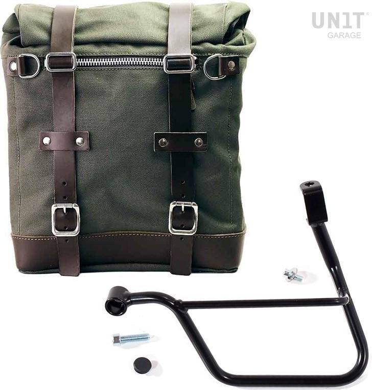 Unitgarage / ユニットガレージ Canvas Side Pannier Scram 22L-30L + Left Subframe Triumph T100 (2017 until now) | U201-1011SX