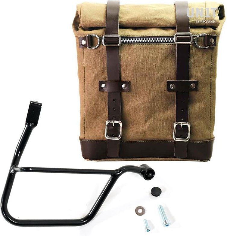 Unitgarage / ユニットガレージ Canvas Side Pannier Scram 22L-30L + Right Subframe Triumph Street 900 Series (2017 until now) | U201-1013DX