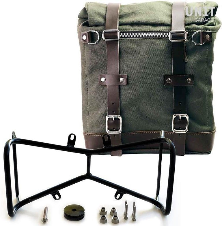 Unitgarage / ユニットガレージ Canvas Side Pannier Scram 22L-30L + Symmetrical Double Subframe NineT | U201-1632-A2