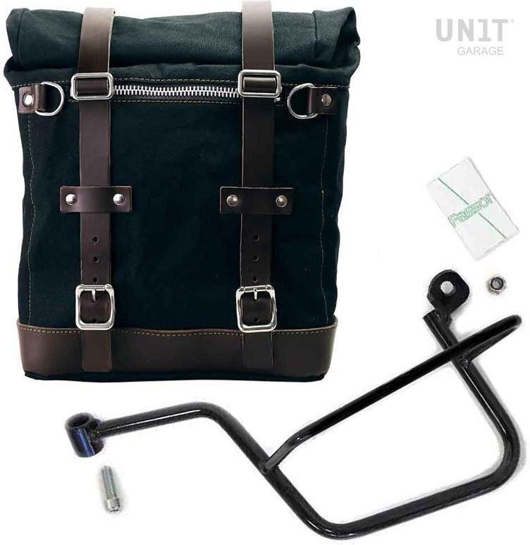 Unitgarage / ユニットガレージ Canvas Side Pannier Scram 22L-30L + Left Subframe Guzzi V7 | U201-2213SX