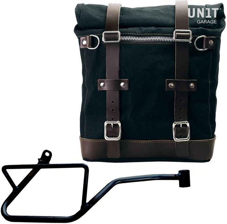 Unitgarage / ユニットガレージ Canvas Side Pannier Scram 22L-30L + Right Subframe Guzzi V7_850 | U201-2216DX