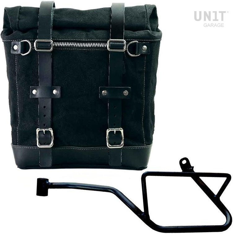 Unitgarage / ユニットガレージ Canvas Side Pannier Scram 22L-30L + Left Subframe Guzzi V7_850 | U201-2216SX