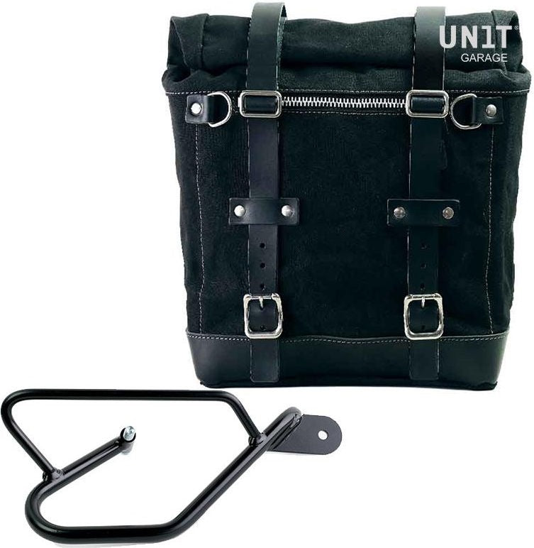 Unitgarage / ユニットガレージ Canvas Side Pannier Scram 22L-30L + Right Subframe Guzzi V9 Bobber | U201-2250DX