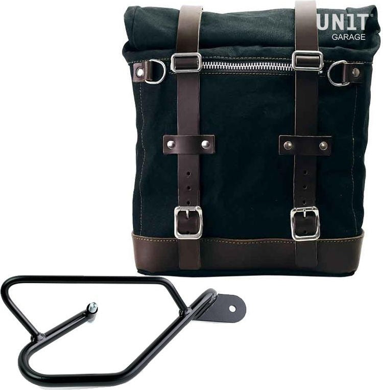 Unitgarage / ユニットガレージ Canvas Side Pannier Scram 22L-30L + Right Subframe Guzzi V9 Bobber | U201-2250DX
