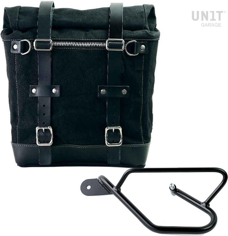 Unitgarage / ユニットガレージ Canvas Side Pannier Scram 22L-30L + Left Subframe Guzzi V9 Bobber | U201-2250SX