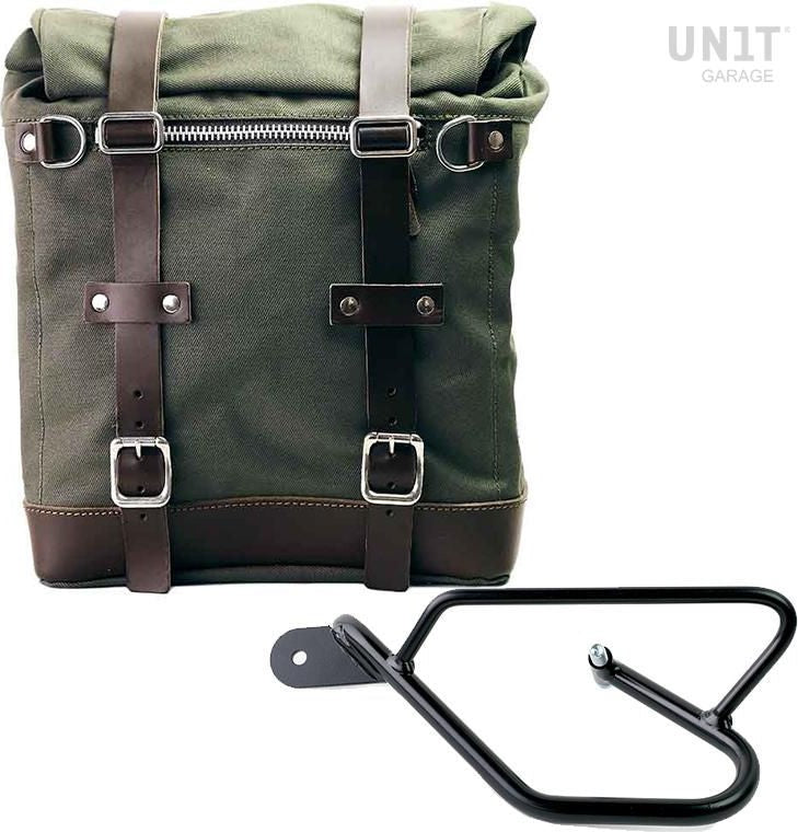 Unitgarage / ユニットガレージ Canvas Side Pannier Scram 22L-30L + Left Subframe Guzzi V9 Bobber | U201-2250SX