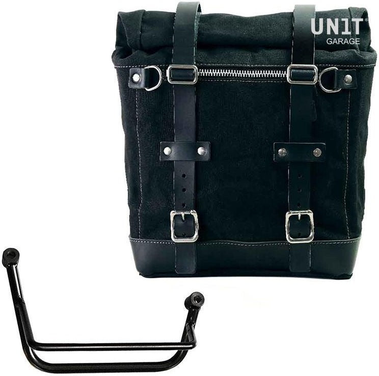 Unitgarage / ユニットガレージ Canvas Side Pannier Scram 22L-30L + Right Subframe Guzzi V85 TT | U201-2251DX