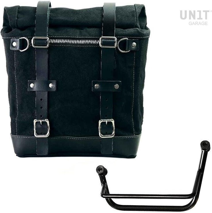 Unitgarage / ユニットガレージ Canvas Side Pannier Scram 22L-30L + Left Subframe Guzzi V85 TT | U201-2251SX