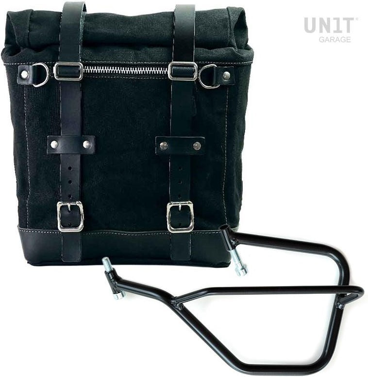 Unitgarage / ユニットガレージ Canvas Side Pannier Scram 22L-30L + Left Subframe Yamaha | U201-2504SX