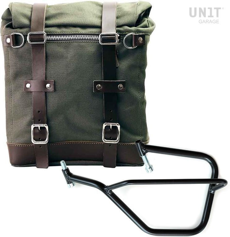 Unitgarage / ユニットガレージ Canvas Side Pannier Scram 22L-30L + Left Subframe Yamaha | U201-2504SX