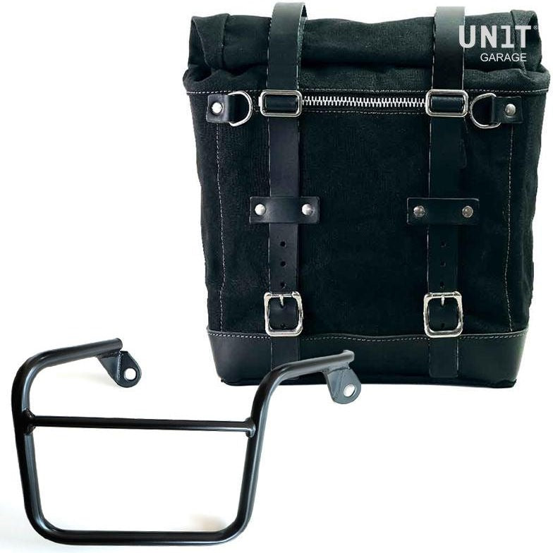 Unitgarage / ユニットガレージ Canvas Side Pannier Scram 22L-30L + Right Subframe Mash | U201-2600DX