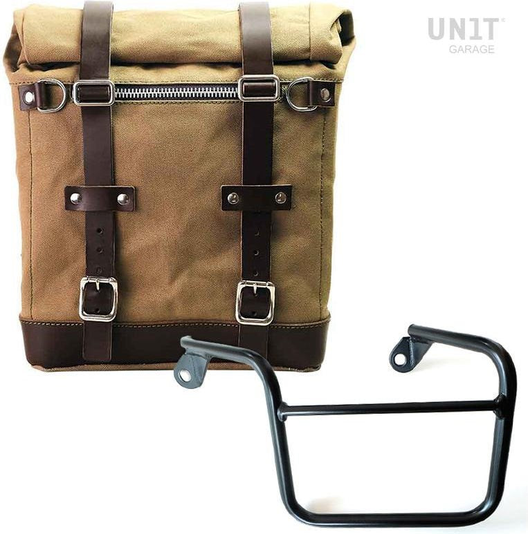 Unitgarage / ユニットガレージ Canvas Side Pannier Scram 22L-30L + Left Subframe Mash | U201-2600SX