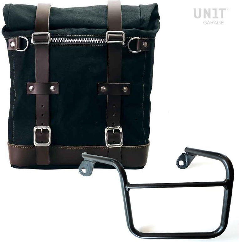 Unitgarage / ユニットガレージ Canvas Side Pannier Scram 22L-30L + Left Subframe Mash | U201-2600SX