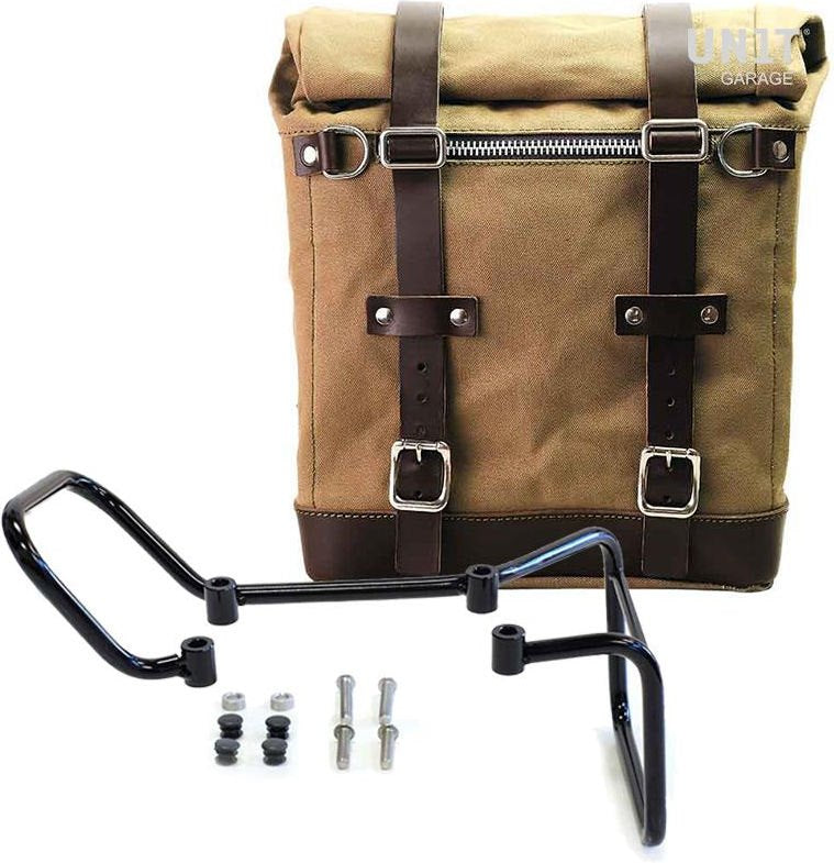 Unitgarage / ユニットガレージ Canvas Side Pannier Scram 22L-30L + Subframe husqvarna 401 (2017-2019) | U201-3000