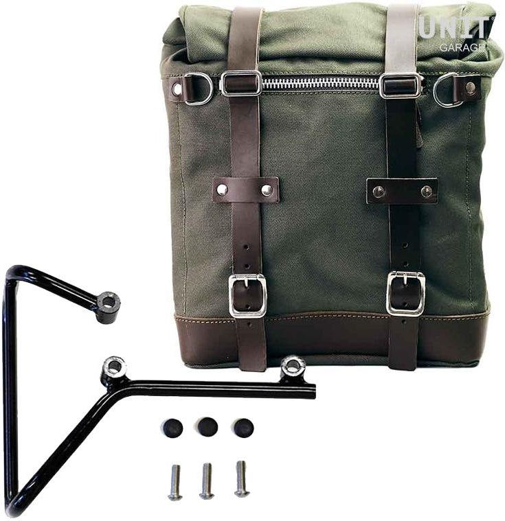 Unitgarage / ユニットガレージ Canvas Side Pannier Scram 22L-30L + Subframe husqvarna svartpilen 701 | U201-3002