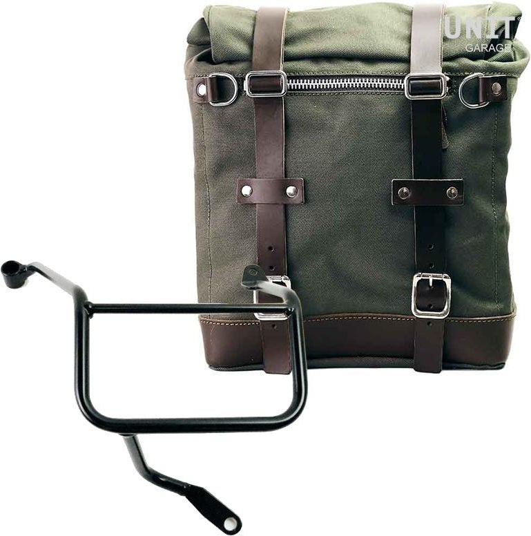 Unitgarage / ユニットガレージ Canvas Side Pannier Scram 22L-30L + Right Subframe Yamaha | U201-3208DX