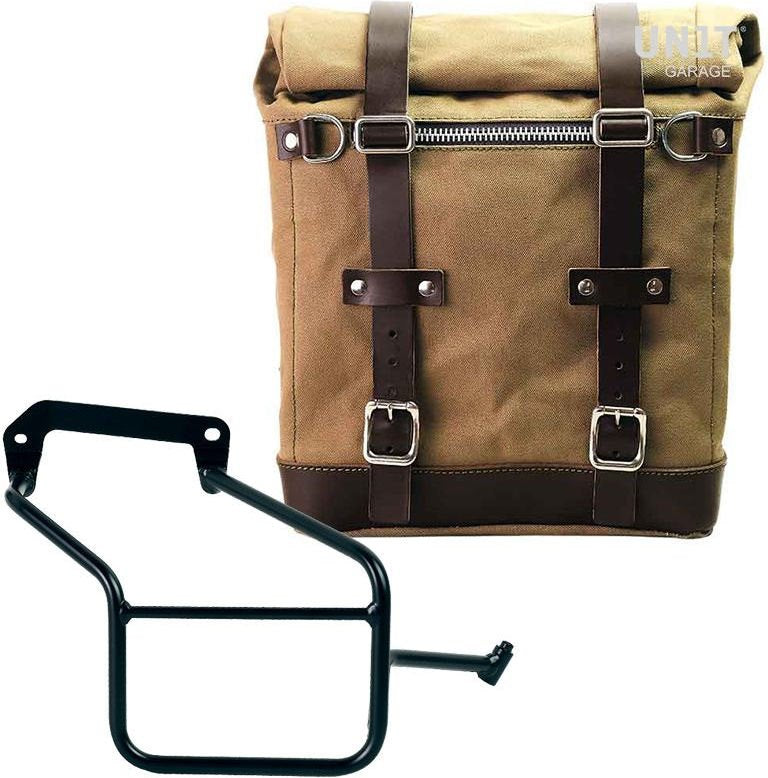 Unitgarage / ユニットガレージ Canvas Side Pannier Scram 22L-30L + Right Subframe Aprilia Tuareg 660 | U201-3600DX