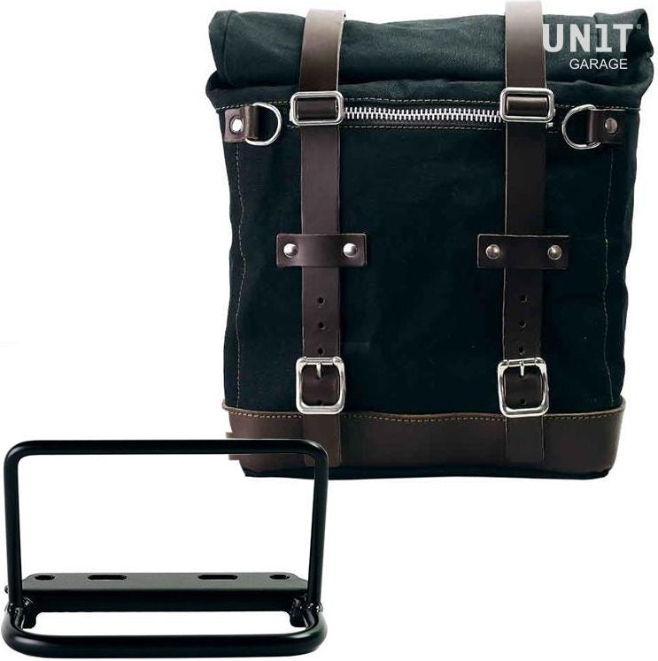 Unitgarage / ユニットガレージ Canvas Side Pannier Scram 22L-30L + Subframe Royal Enfield | U201-3800