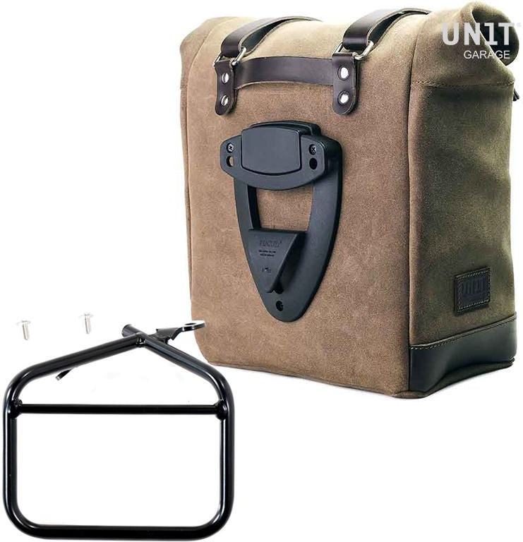 Unitgarage / ユニットガレージ Waxed suede side pannier Scram 22L-30L + Left subframe Ducati Scrambler Series | U202-1007
