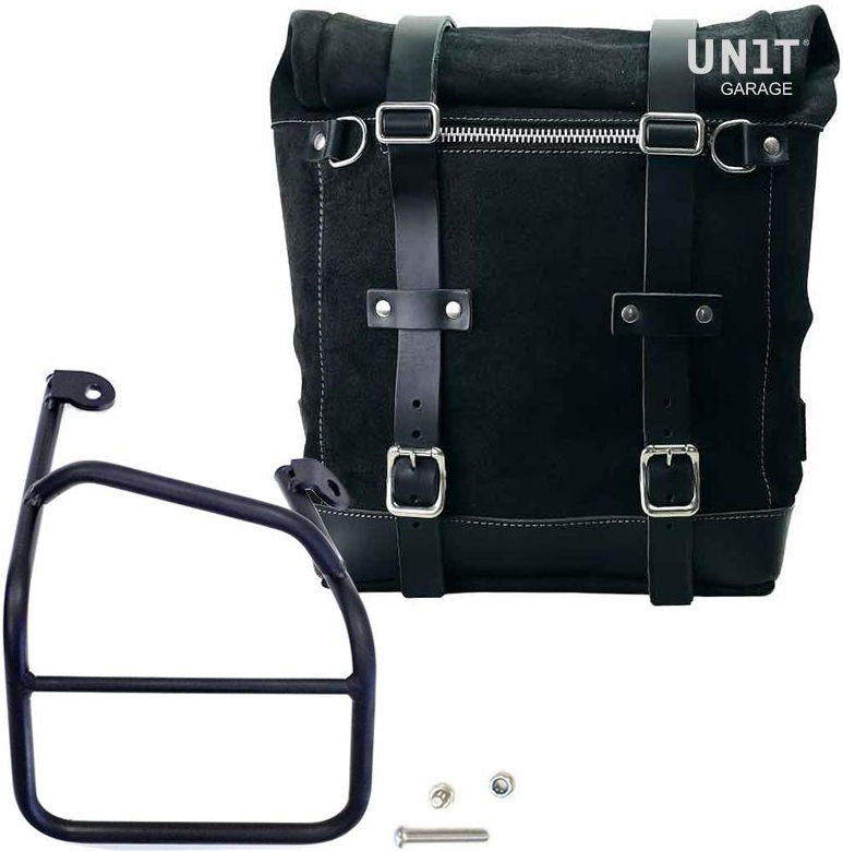 Unitgarage / ユニットガレージ Waxed suede side pannier Scram 22L-30L + Right Subframe Ducati Scrambler 1100 | U202-1010DX