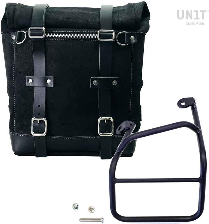 Unitgarage / ユニットガレージ Waxed suede side pannier Scram 22L-30L + Left Subframe Ducati Scrambler 1100 | U202-1010SX