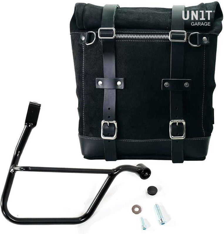 Unitgarage / ユニットガレージ Waxed suede side pannier Scram 22L-30L + Right Subframe Triumph Street 900 Series (2017 until now) | U202-1013DX