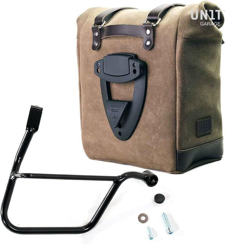 Unitgarage / ユニットガレージ Waxed suede side pannier Scram 22L-30L + Right Subframe Triumph Street 900 Series (2017 until now) | U202-1013DX