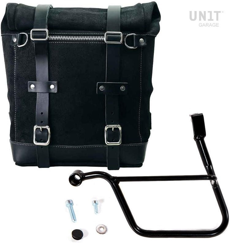 Unitgarage / ユニットガレージ Waxed suede side pannier Scram 22L-30L + Left Subframe Triumph Street 900 Series (2017 until now) | U202-1013SX