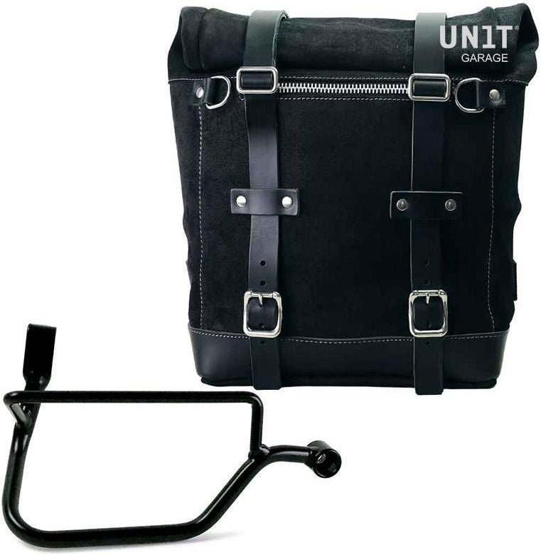 Unitgarage / ユニットガレージ Waxed suede side pannier Scram 22L-30L + Right Subframe Triumph Street Twin 900 (2016 until now) | U202-1017DX