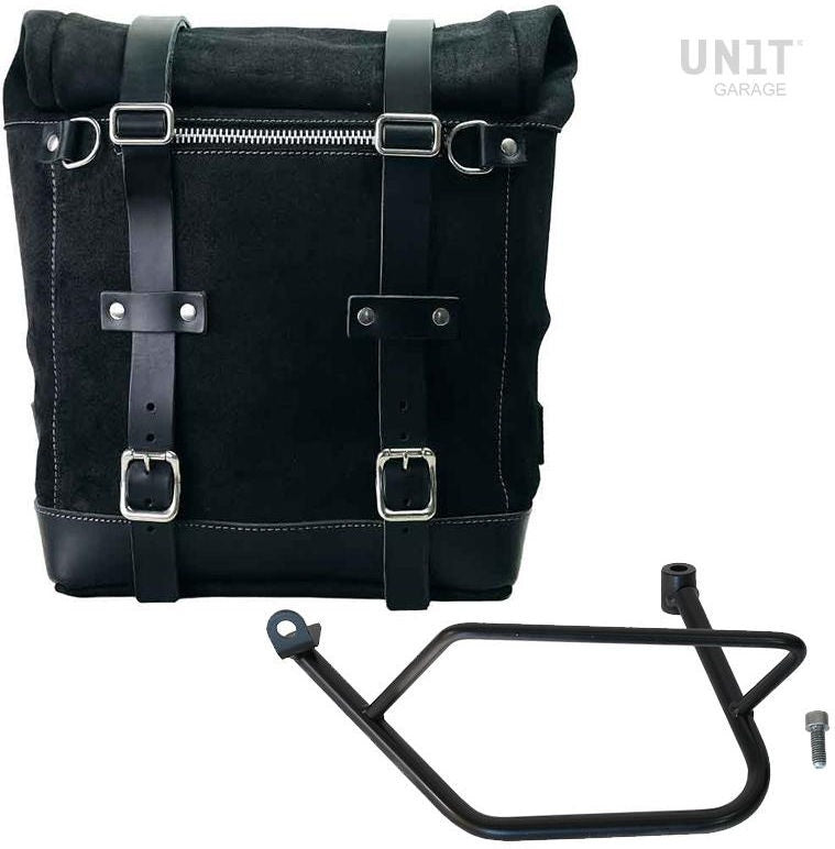 Unitgarage / ユニットガレージ Waxed suede side pannier Scram 22L-30L + Left Subframe Kawasaki Z900RS | U202-1021SX