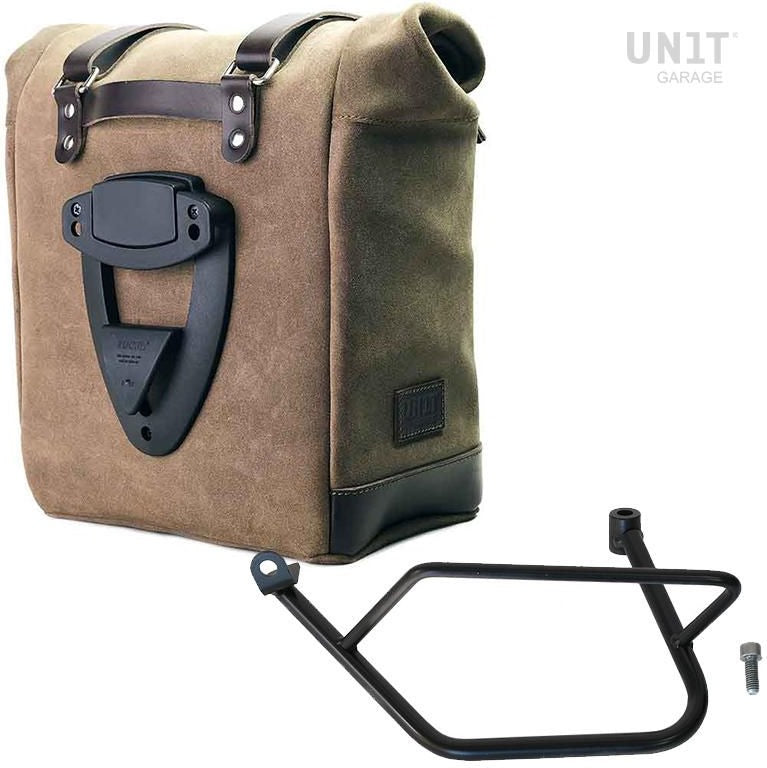 Unitgarage / ユニットガレージ Waxed suede side pannier Scram 22L-30L + Left Subframe Kawasaki Z900RS | U202-1021SX