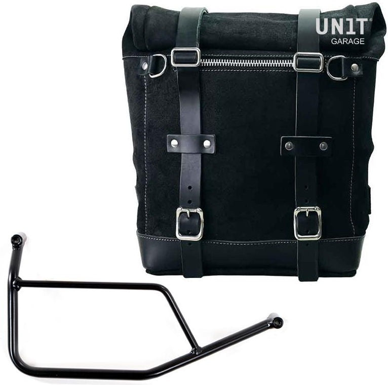 Unitgarage / ユニットガレージ Waxed suede side pannier Scram 22L-30L + Subframe R 1200 R | U202-1421