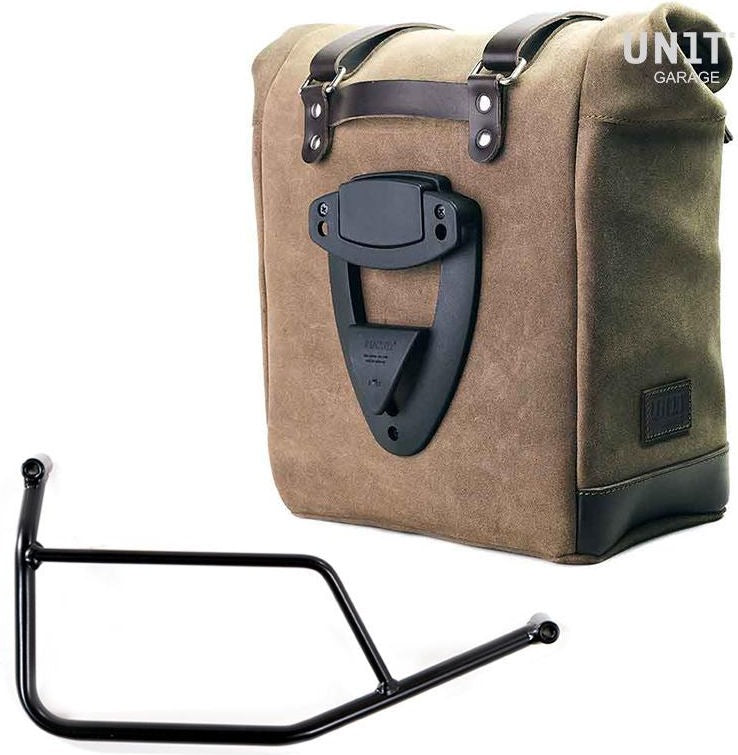 Unitgarage / ユニットガレージ Waxed suede side pannier Scram 22L-30L + Subframe R 1200 R | U202-1421
