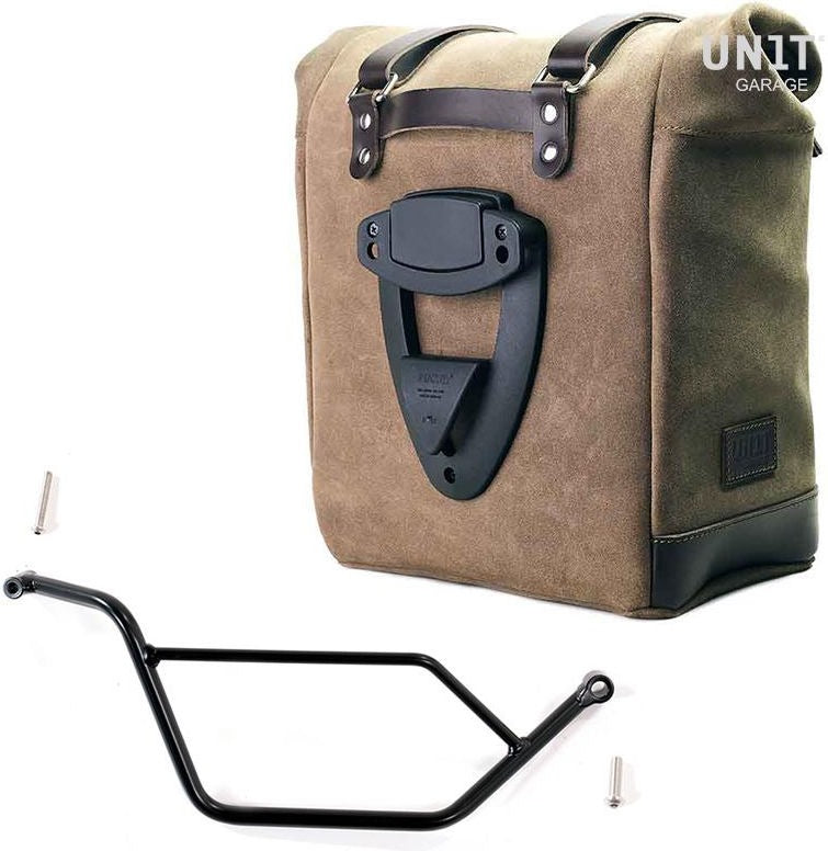 Unitgarage / ユニットガレージ Waxed suede side pannier Scram 22L-30L + Right subframe Bmw GS 850/1100/1150 e AD | U202-1524DX