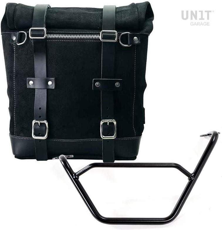 Unitgarage / ユニットガレージ Waxed suede side pannier Scram 22L-30L + Left subframe R1200 GS LC | U202-1901SX