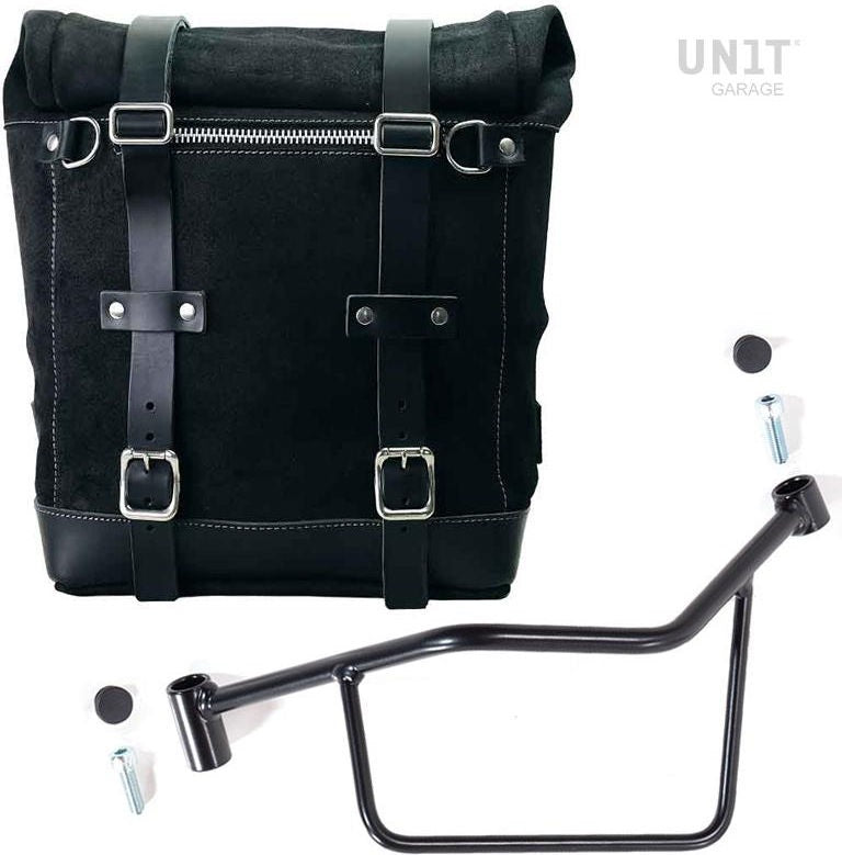 Unitgarage / ユニットガレージ Waxed suede side pannier Scram 22L-30L + Left Subframe R 1200 R LC | U202-2101SX