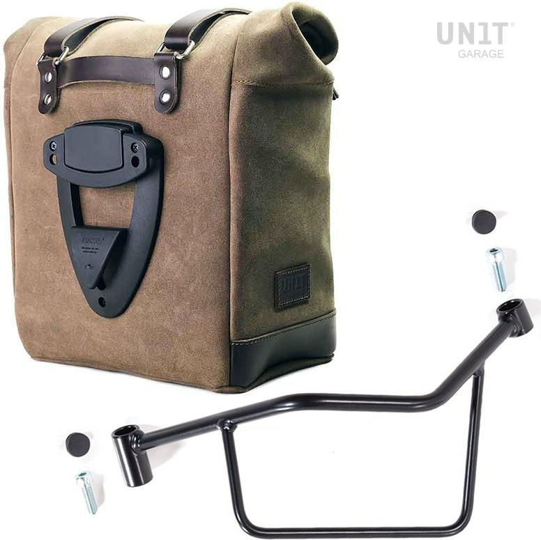 Unitgarage / ユニットガレージ Waxed suede side pannier Scram 22L-30L + Left Subframe R 1200 R LC | U202-2101SX