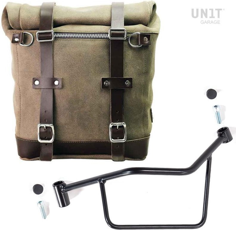 Unitgarage / ユニットガレージ Waxed suede side pannier Scram 22L-30L + Left Subframe R 1200 R LC | U202-2101SX