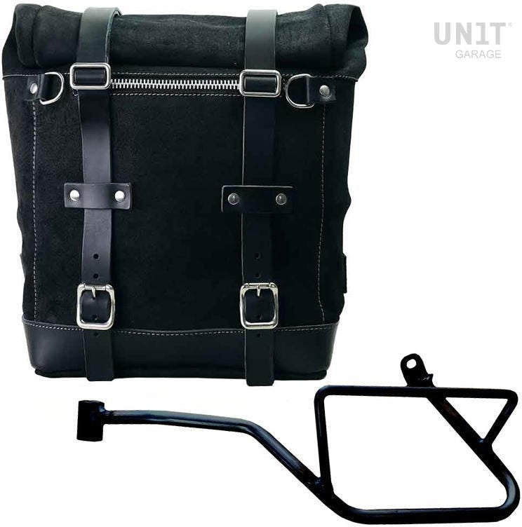 Unitgarage / ユニットガレージ Waxed suede side pannier Scram 22L-30L + Left Subframe Guzzi V7_850 | U202-2216SX