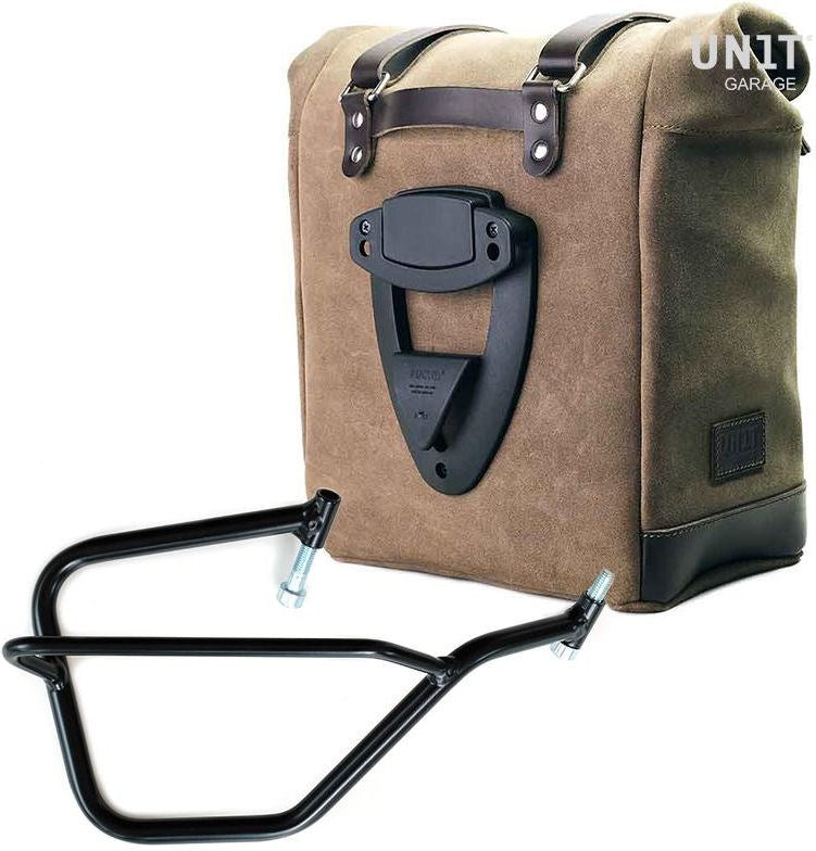 Unitgarage / ユニットガレージ Waxed suede side pannier Scram 22L-30L + Right Subframe Yamaha | U202-2504DX