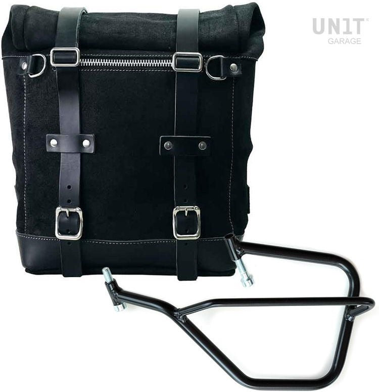 Unitgarage / ユニットガレージ Waxed suede side pannier Scram 22L-30L + Left Subframe Yamaha | U202-2504SX