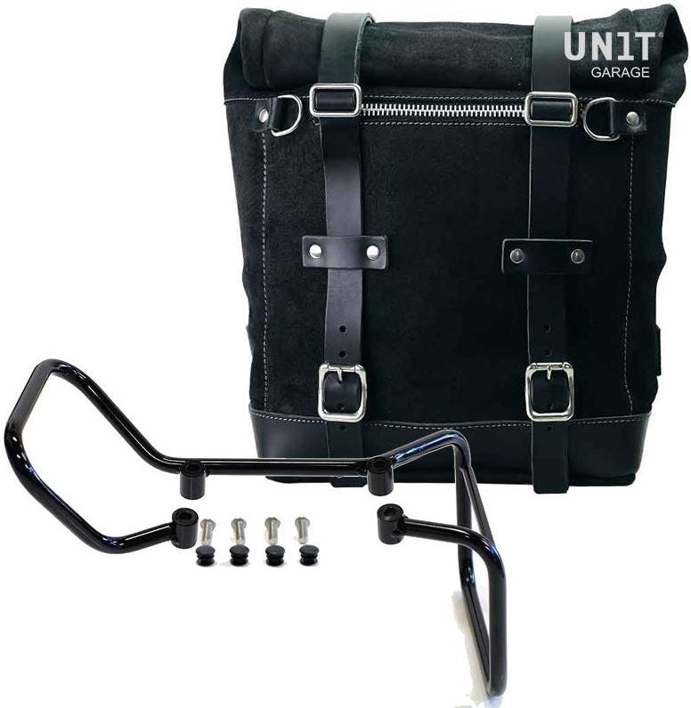 Unitgarage / ユニットガレージ Waxed suede side pannier Scram 22L-30L + Subframe husqvarna vitpilen 701 | U202-3001