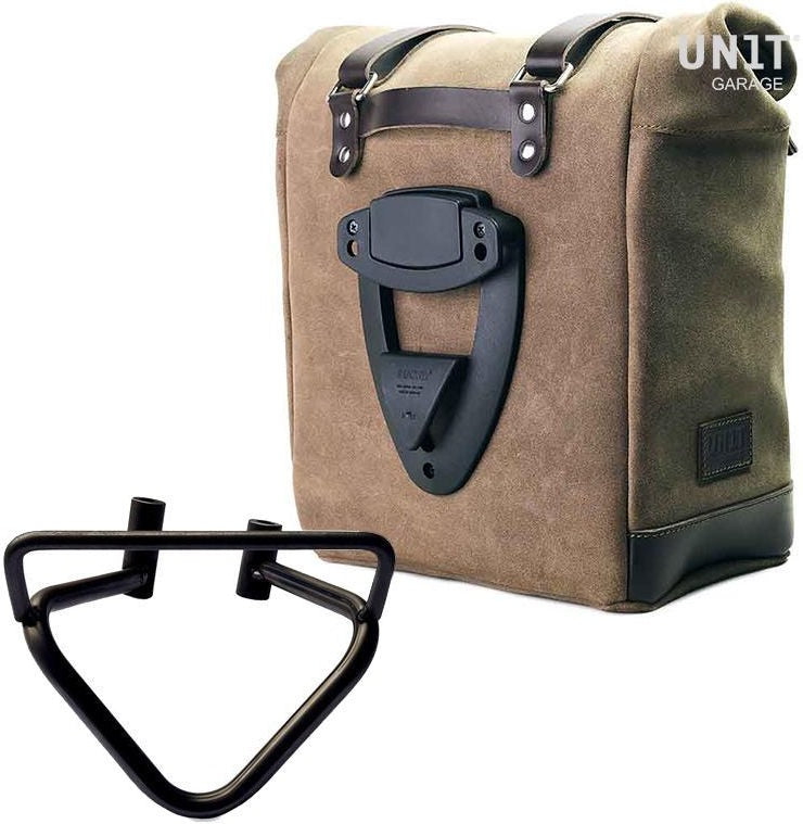 Unitgarage / ユニットガレージ Waxed suede side pannier Scram 22L-30L + Right Subframe husqvarna 200 (2020 until now) | U202-3003DX