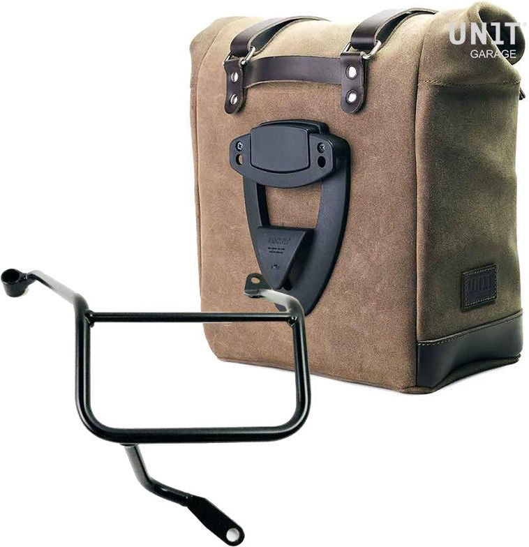 Unitgarage / ユニットガレージ Waxed suede side pannier Scram 22L-30L + Right Subframe Yamaha | U202-3208DX